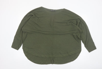 Principles Women’s Green Acrylic Knit Pullover Jumper Size 22