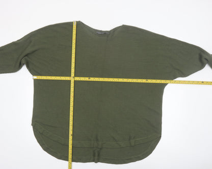 Principles Women’s Green Acrylic Knit Pullover Jumper Size 22