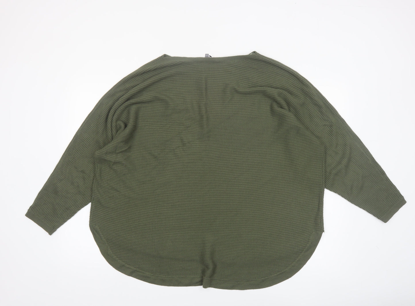 Principles Women’s Green Acrylic Knit Pullover Jumper Size 22