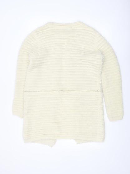 Katsuji Women's Ivory Long Sleeve Knit Cardigan M