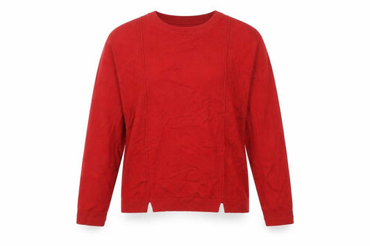 Whistles Women's Red Wool Blend Crew Neck Jumper Size 8