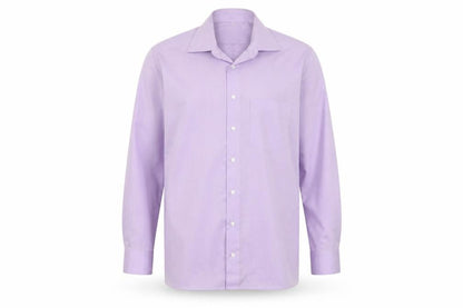 Olymp Men's Purple 16in Regular Fit Long Sleeve Button-Up Shirt