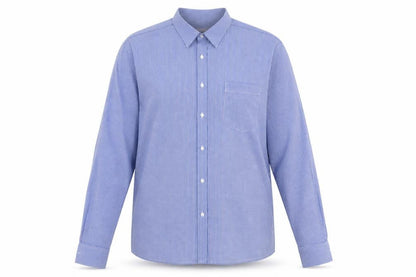 Hunter Men's Blue Check Long Sleeve Button-Up Shirt Size 44