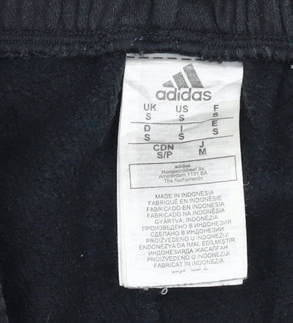 Adidas Men’s Black Cargo Jogger Trousers S Regular Fit
