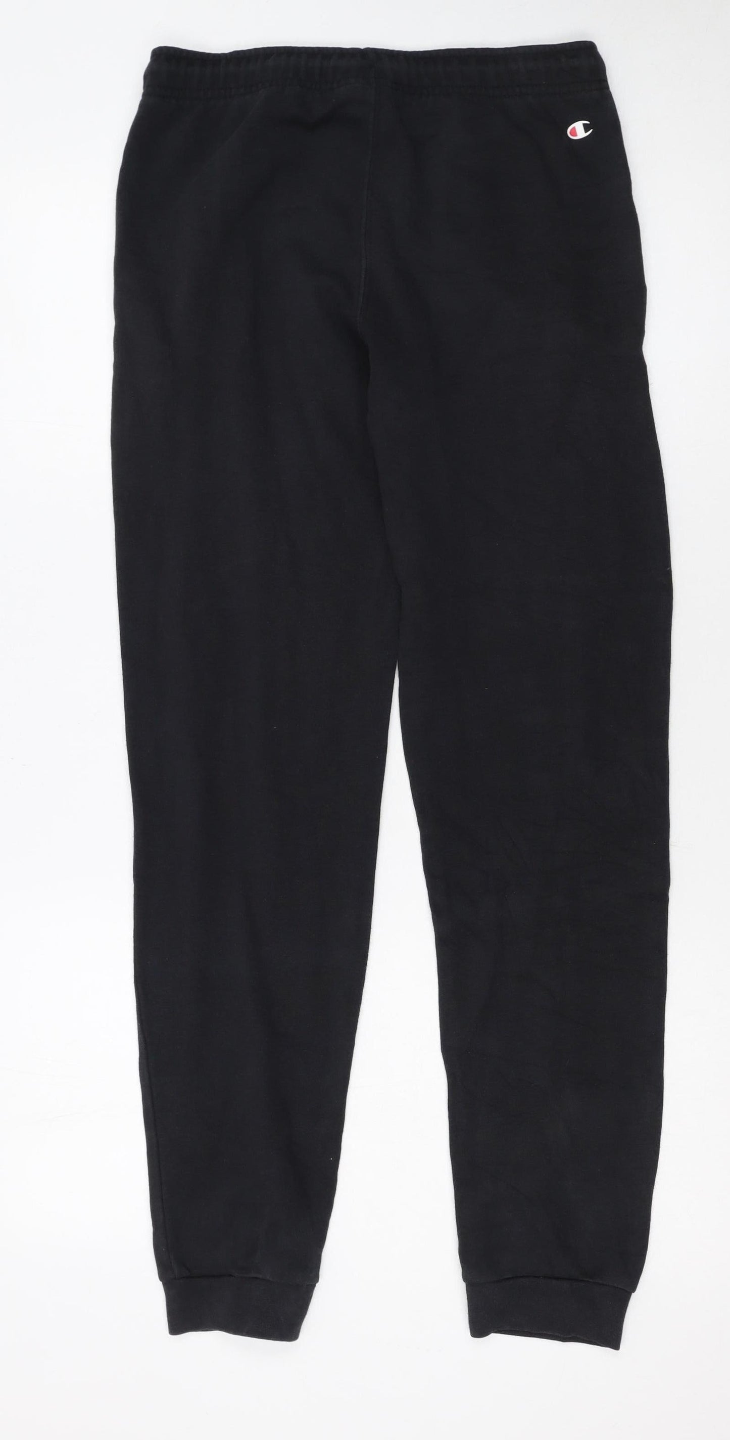 Champion Boys Black Jogger Sweatpants 13-14 Years Fleece Trousers