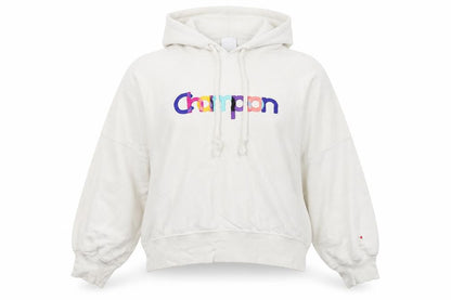 Champion Womens Beige Hoodie Medium Pullover Hooded Sweatshirt