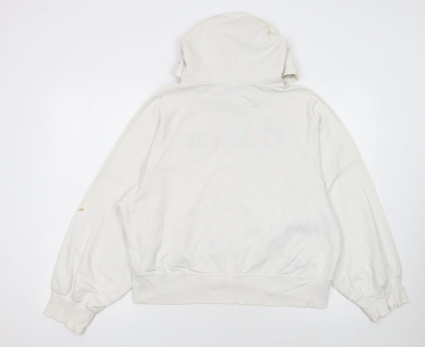 Champion Womens Beige Hoodie Medium Pullover Hooded Sweatshirt