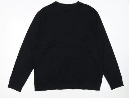 Hugo Boss Men's Black XL Pullover Crew Neck Sweatshirt