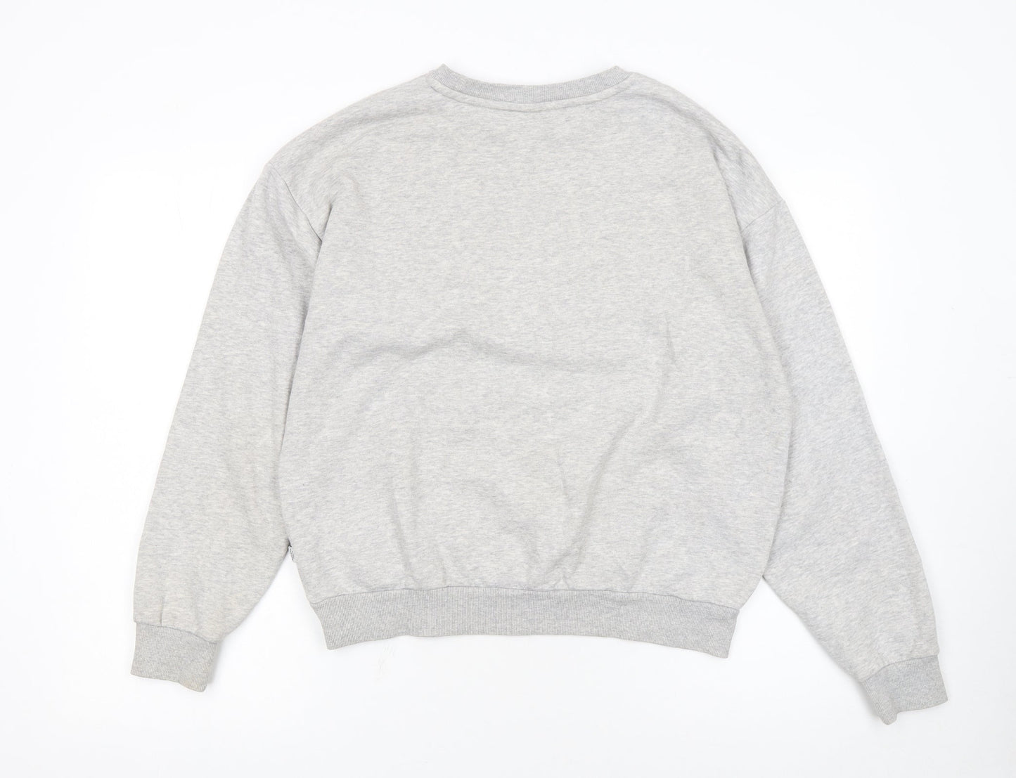 Puma Women's Grey Crew Neck Pullover Sweatshirt Size 12