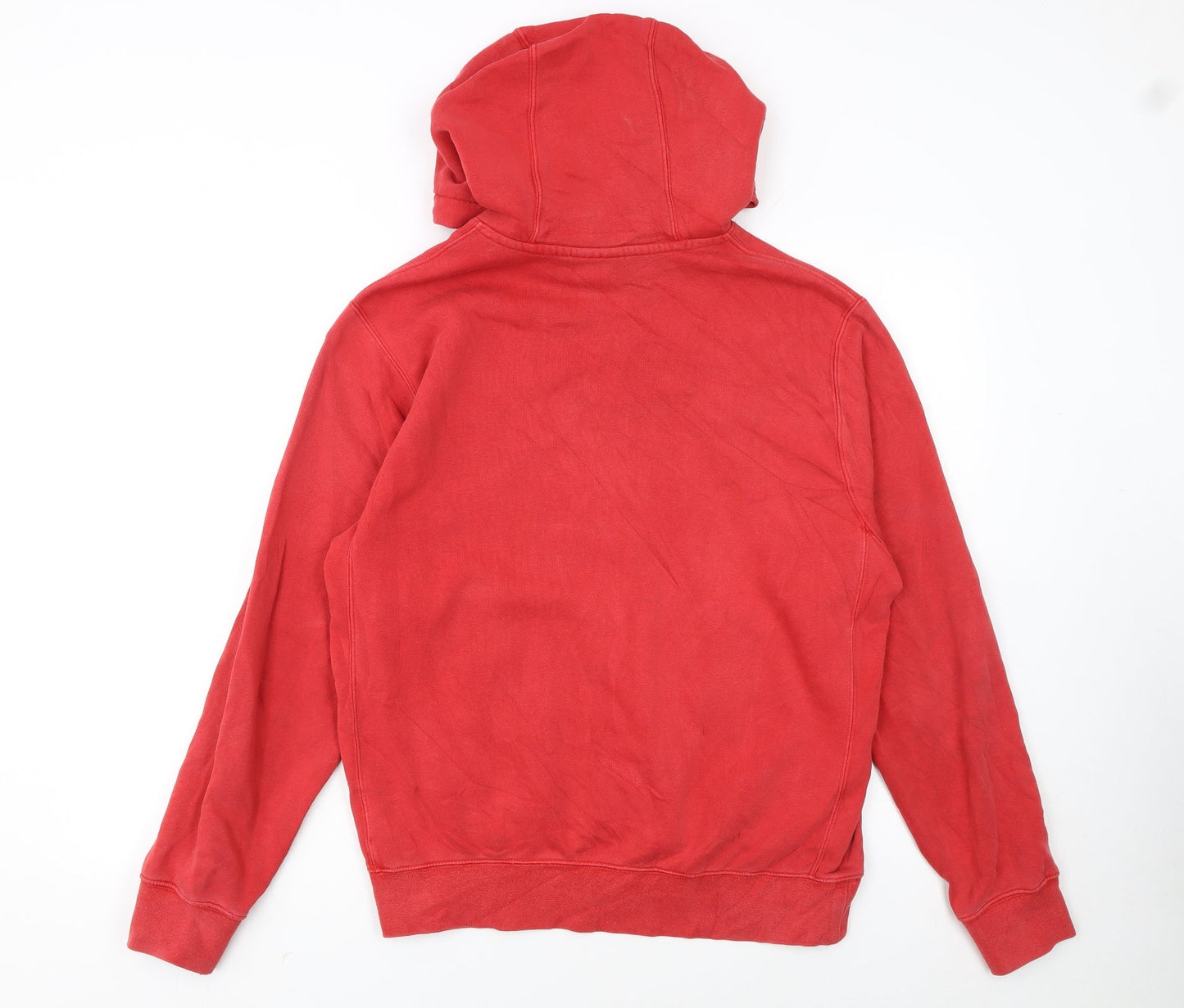 Nike Men’s Red Pullover Hoodie Small Cotton Fleece Classic Style