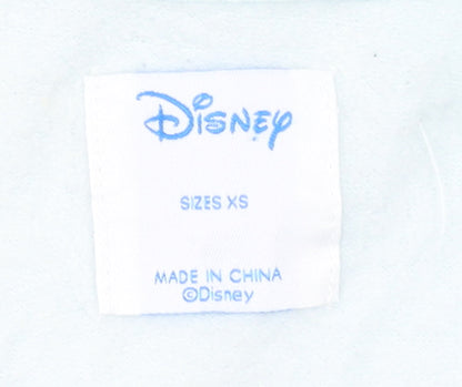 Disney Women XS Blue Stitch Pullover Sweatshirt
