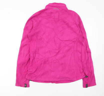 The North Face Women's Pink Fleece Full Zip Jacket Size M