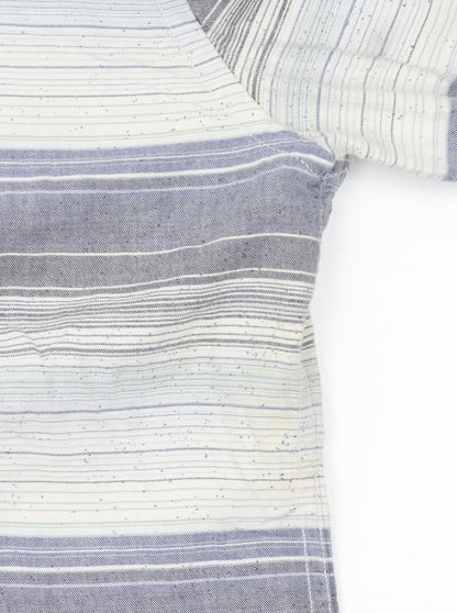 Marc O’Polo Women Blue Striped Button-Up Cotton Shirt S