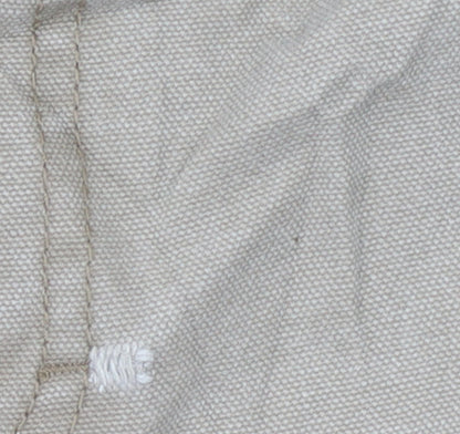Berkley Jensen Men's Beige Cotton Canvas Cargo Shorts Size 44