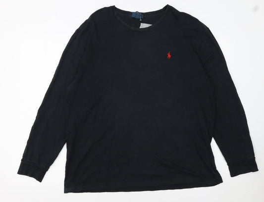 Polo Ralph Lauren Men's Black Long Sleeve Cotton T-Shirt L