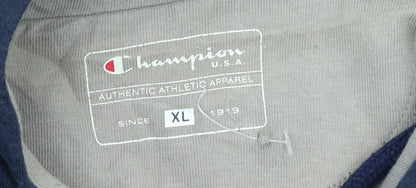 Champion Men's Blue Sleeveless Hoodie Vest XL Athletic Fit