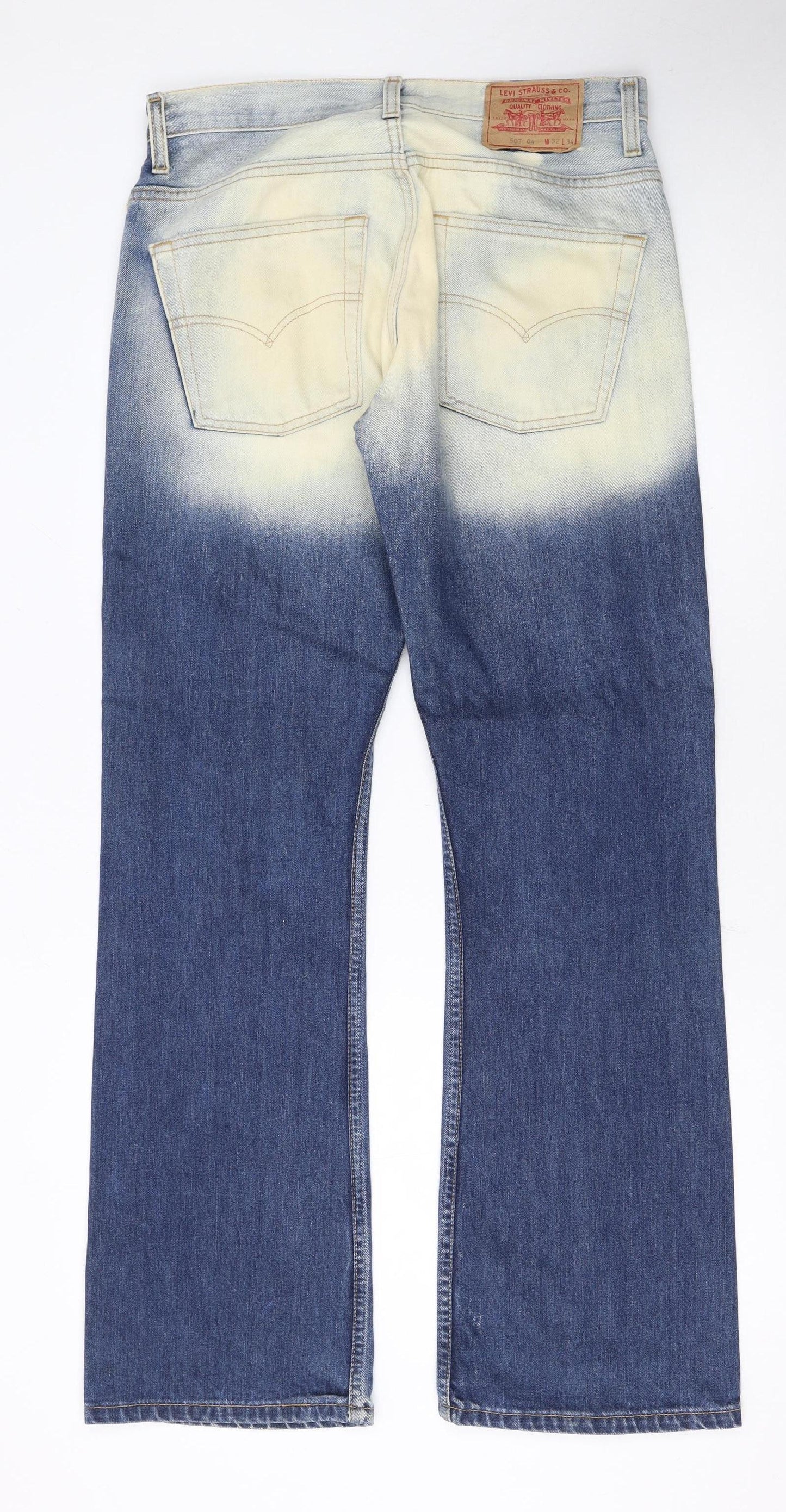 Levi’s Women’s Blue 507 Straight Stone Wash Jeans Size 14 W32 L34