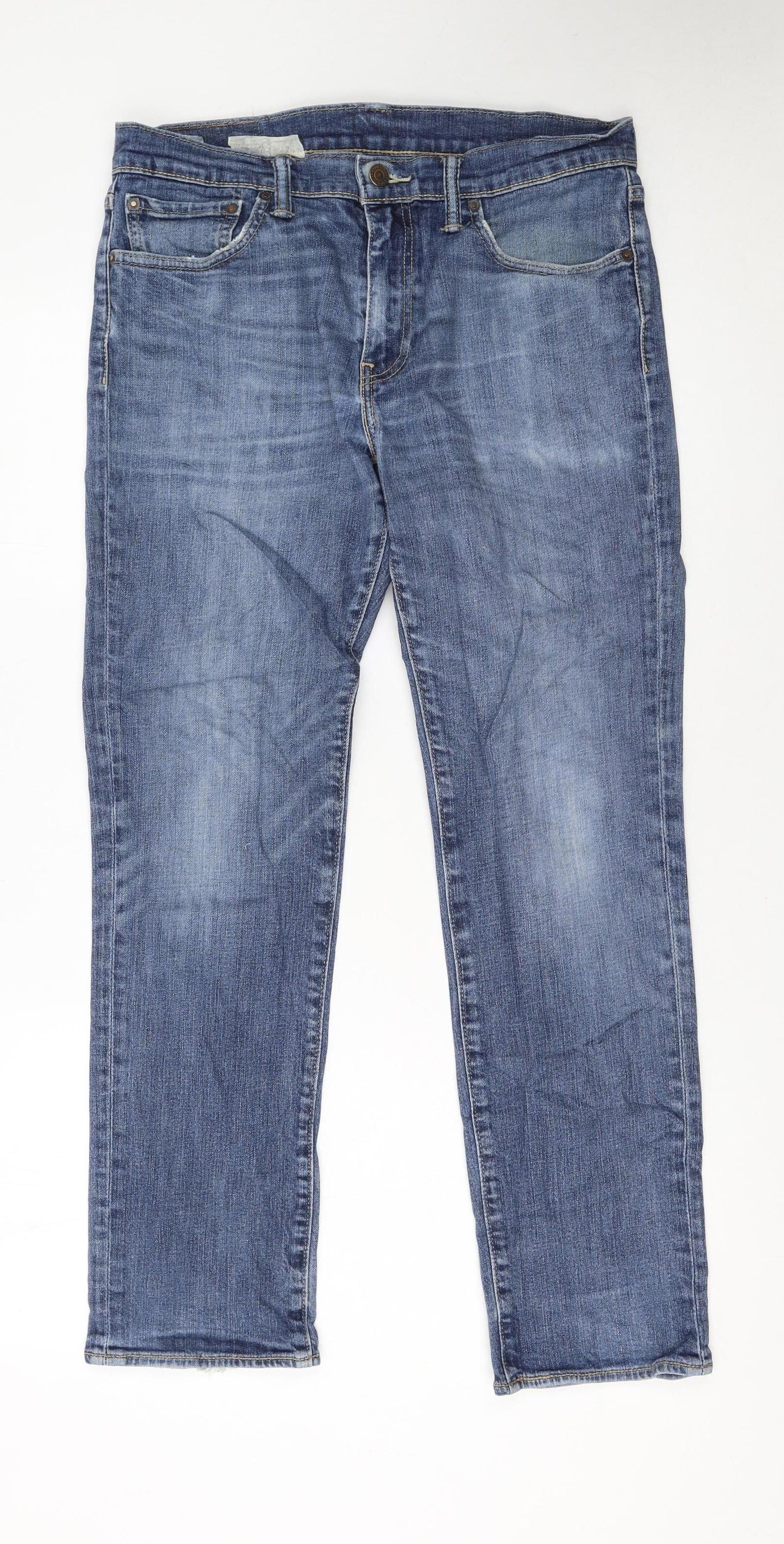 Levi's 511 Blue Straight Leg Jeans Womens Size 12 Regular Fit