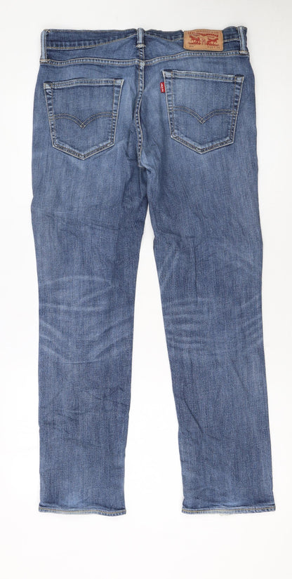 Levi's 511 Blue Straight Leg Jeans Womens Size 12 Regular Fit