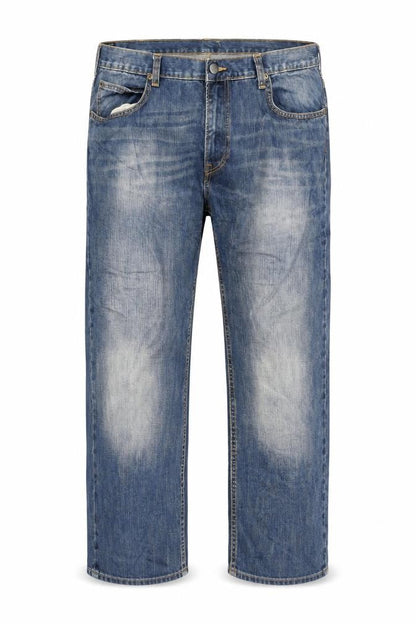 Lee Men's Blue Straight Regular Fit Denim Jeans W38 L34
