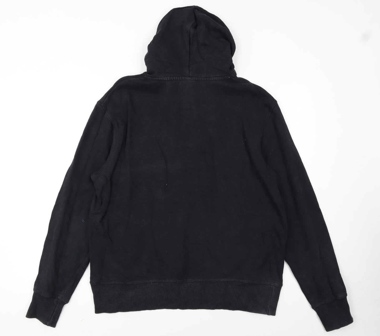 Umbro Men’s Black Pullover Hoodie L Logo Graphic Fleece Sweatshirt