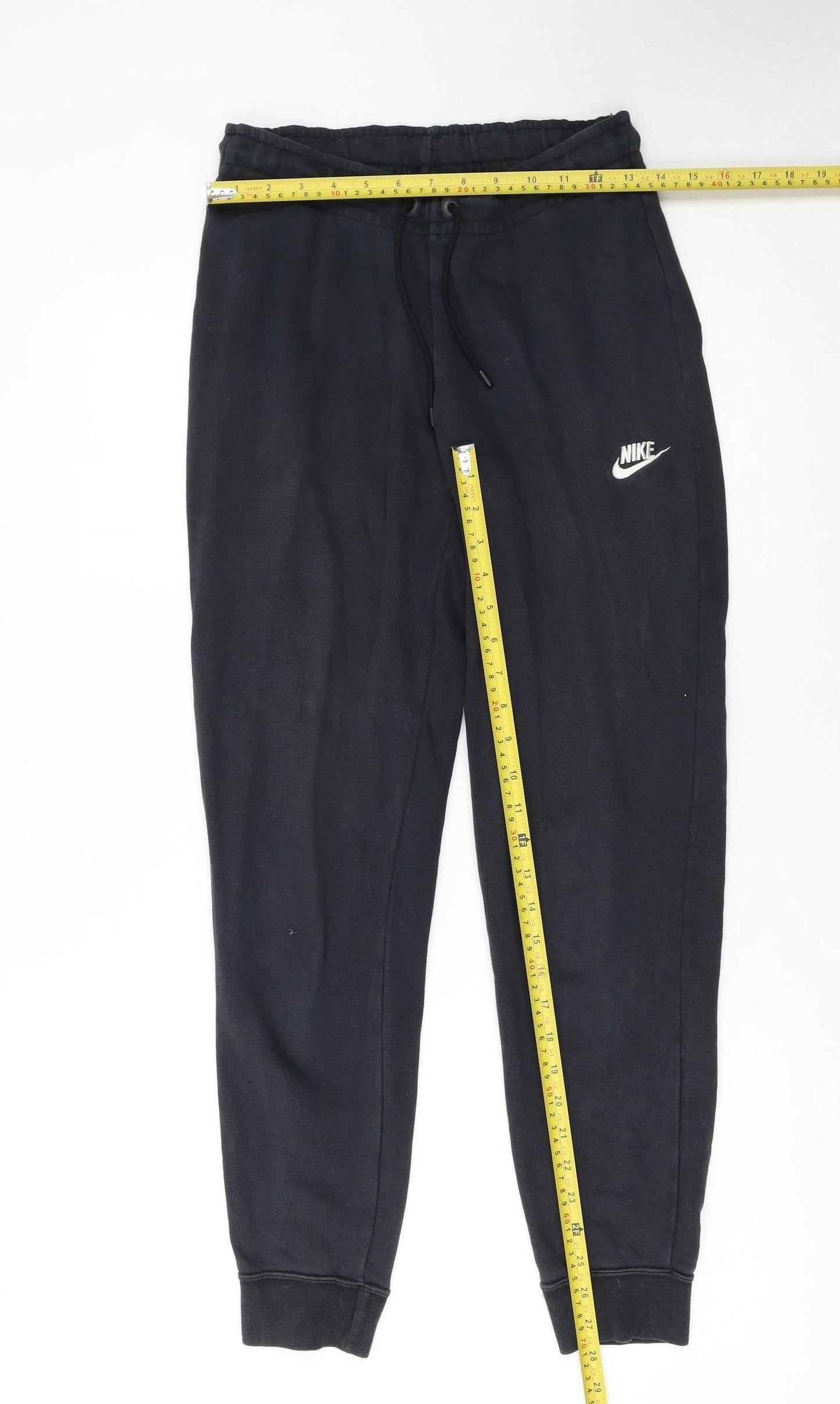 Nike Womens Black Small Jogger Sweatpants Elastic Waist Comfort Fit