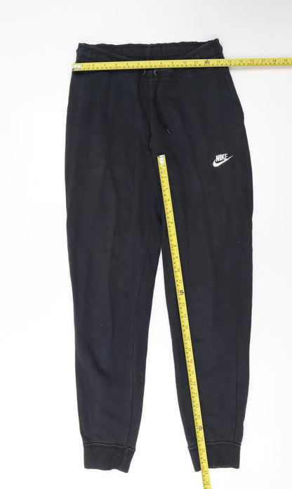Nike Womens Black Small Jogger Sweatpants Elastic Waist Comfort Fit