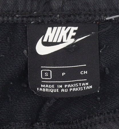 Nike Womens Black Small Jogger Sweatpants Elastic Waist Comfort Fit
