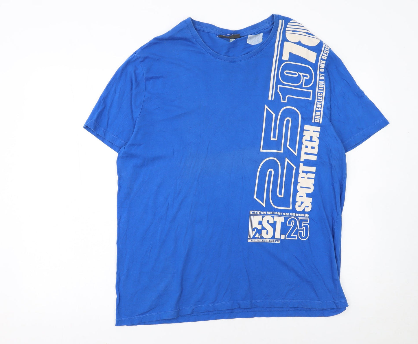 OWK Original Wear K Men's Blue XL Graphic Sport Tech T-Shirt