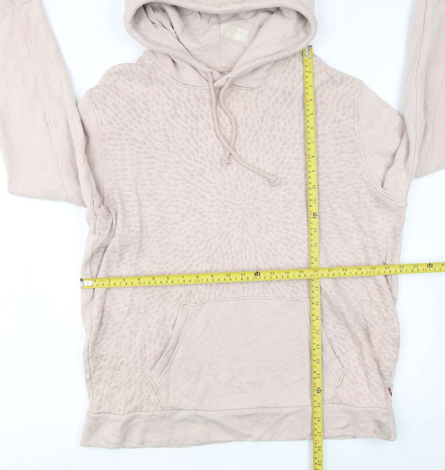 Levi's Womens Beige Pullover Hoodie L Cotton Casual Wear