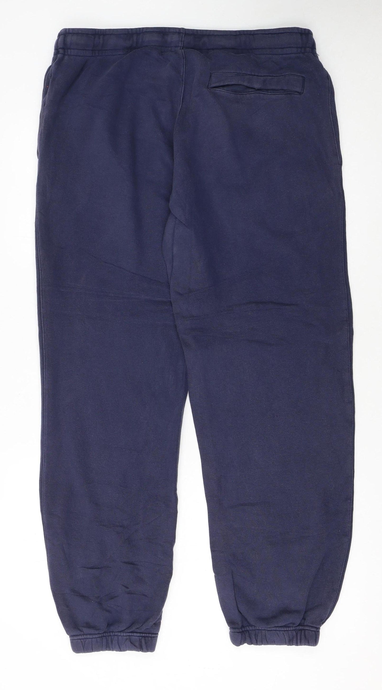 Nike Men's Blue Jogger Trousers Size M Regular Fit Fleece