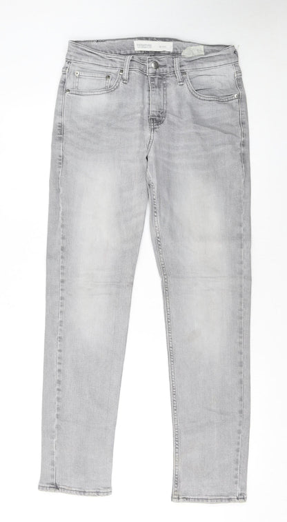 Levi Strauss & Co Men's Grey Slim Fit Denim Jeans W29 L30