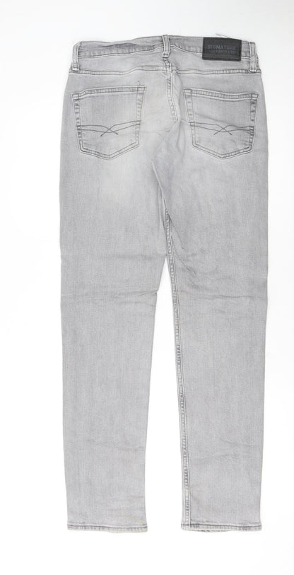 Levi Strauss & Co Men's Grey Slim Fit Denim Jeans W29 L30