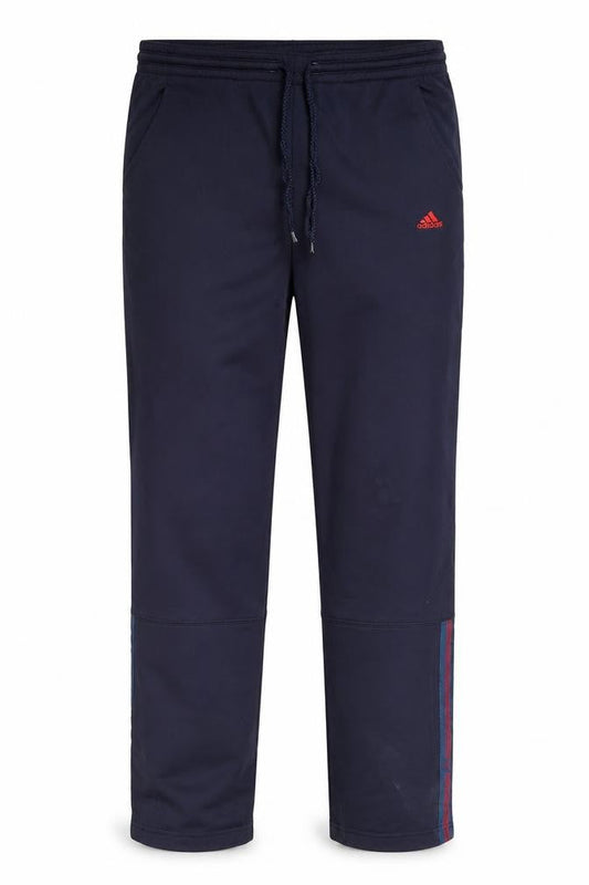 Adidas Men's Blue Track Pants L Elastic Waist Sports Trousers