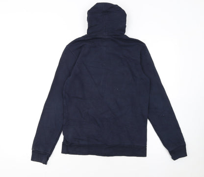 Champion Boys Blue Full Zip Hoodie 13-14 Years Logo Fleece Sweatshirt