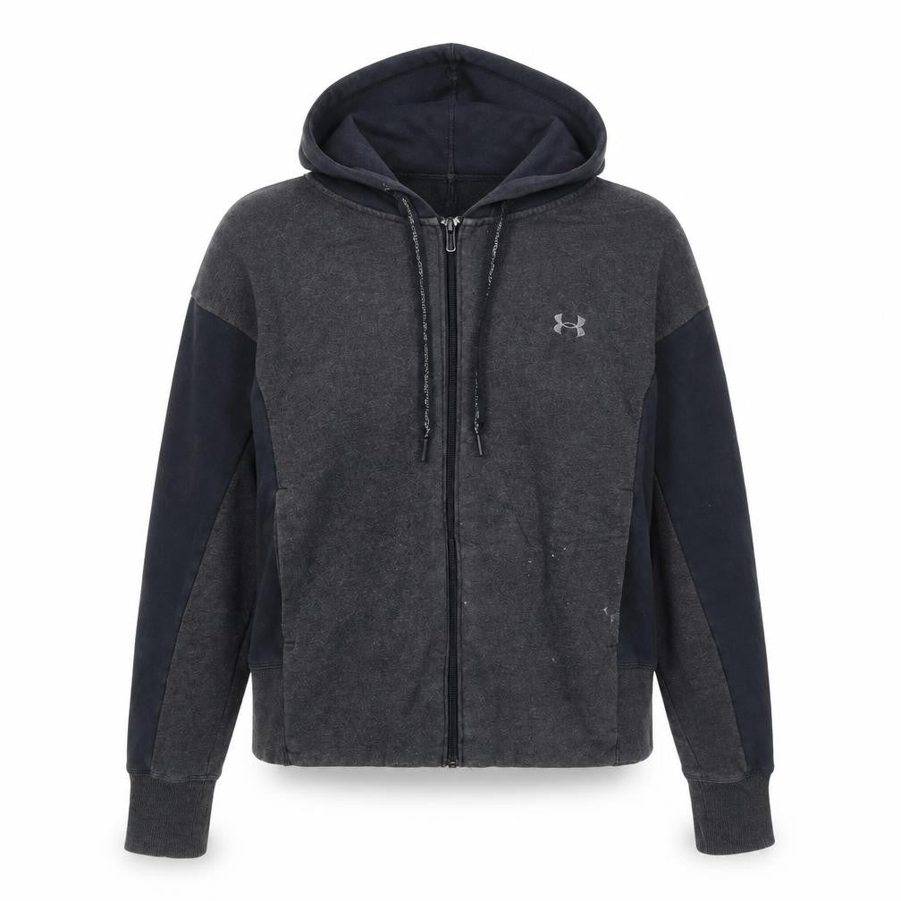 Under Armour Womens Black Full Zip Hoodie Size M Sportswear