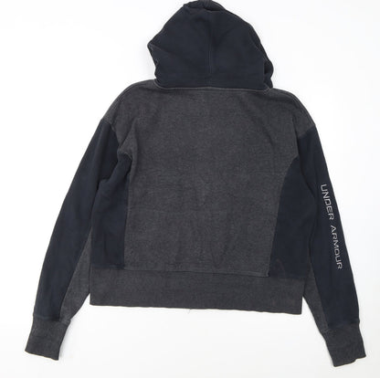Under Armour Womens Black Full Zip Hoodie Size M Sportswear
