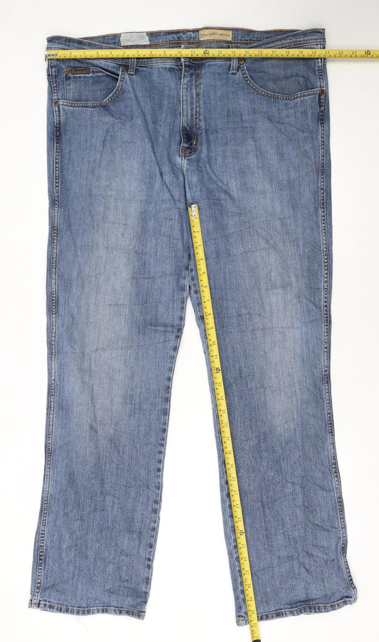 Wrangler Men's Blue Arizona Stretch Jeans W42 L32 Regular Fit