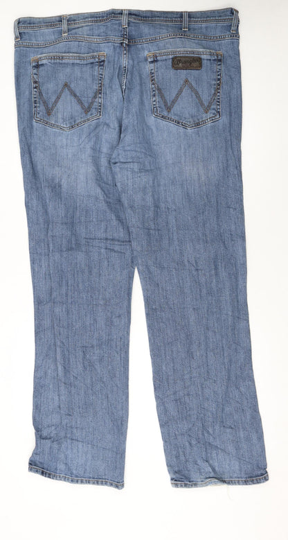 Wrangler Men's Blue Arizona Stretch Jeans W42 L32 Regular Fit