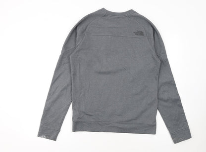 The North Face Men's Grey Pullover Sweatshirt S Outdoor Fleece
