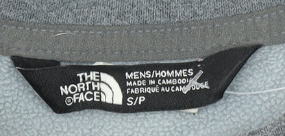 The North Face Men's Grey Pullover Sweatshirt S Outdoor Fleece