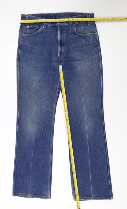 Levi Strauss 517 Men Blue Bootcut Jeans W36 L32 Denim