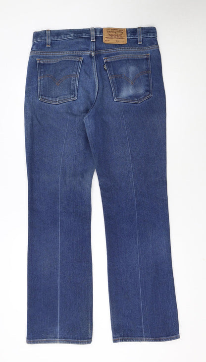 Levi Strauss 517 Men Blue Bootcut Jeans W36 L32 Denim