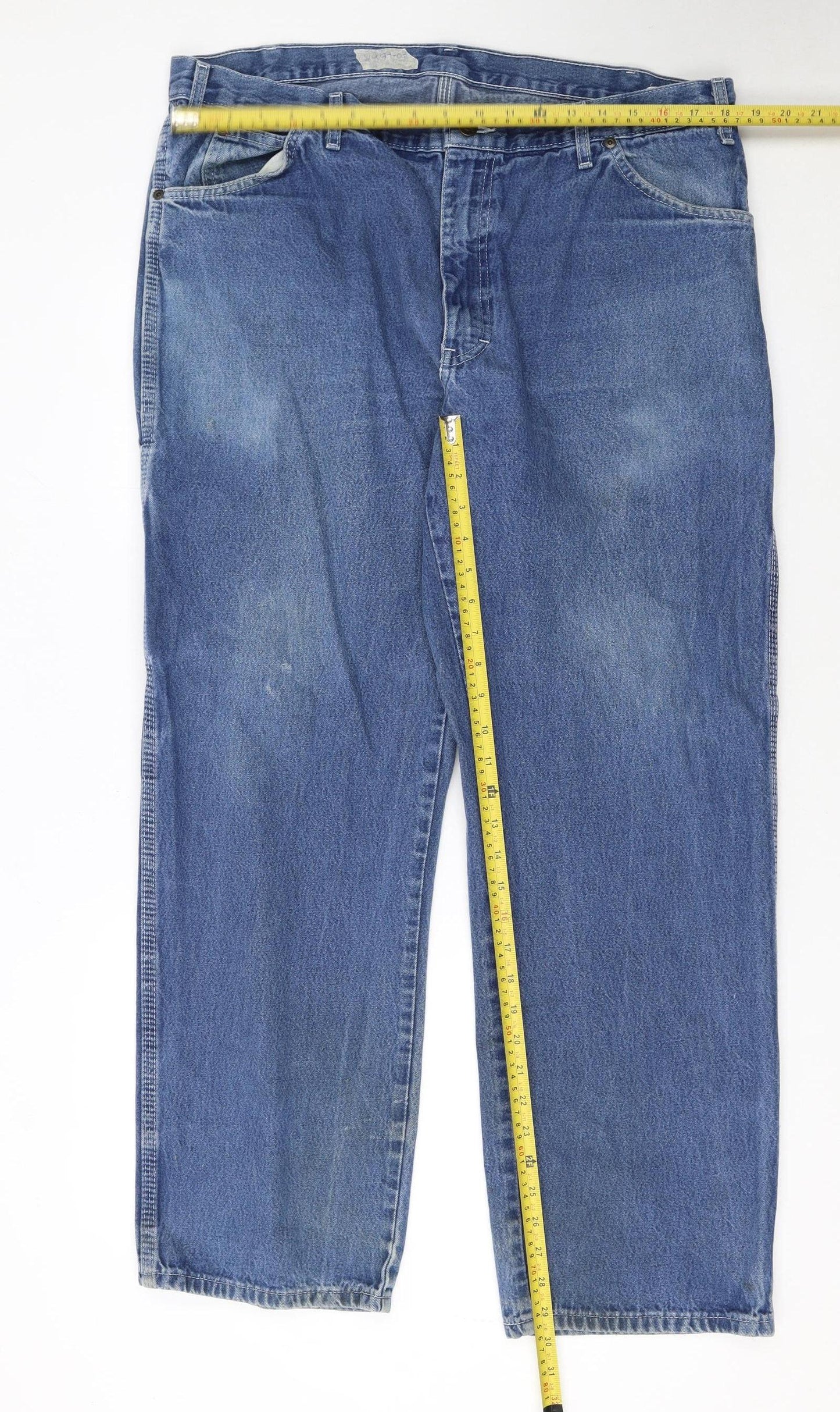 Dickies Men's Blue Relaxed Fit Straight Leg Denim Jeans 38x30