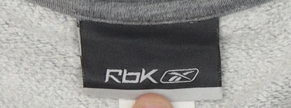 Reebok Men's Grey Pullover Sweatshirt Crew Neck M Sports Fleece