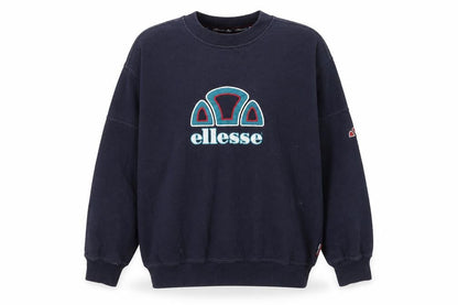 Ellesse Boys Blue L Pullover Fleece Sweatshirt with Logo