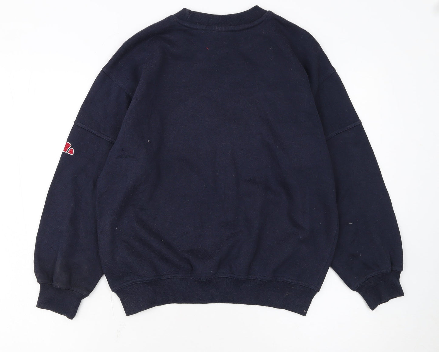 Ellesse Boys Blue L Pullover Fleece Sweatshirt with Logo