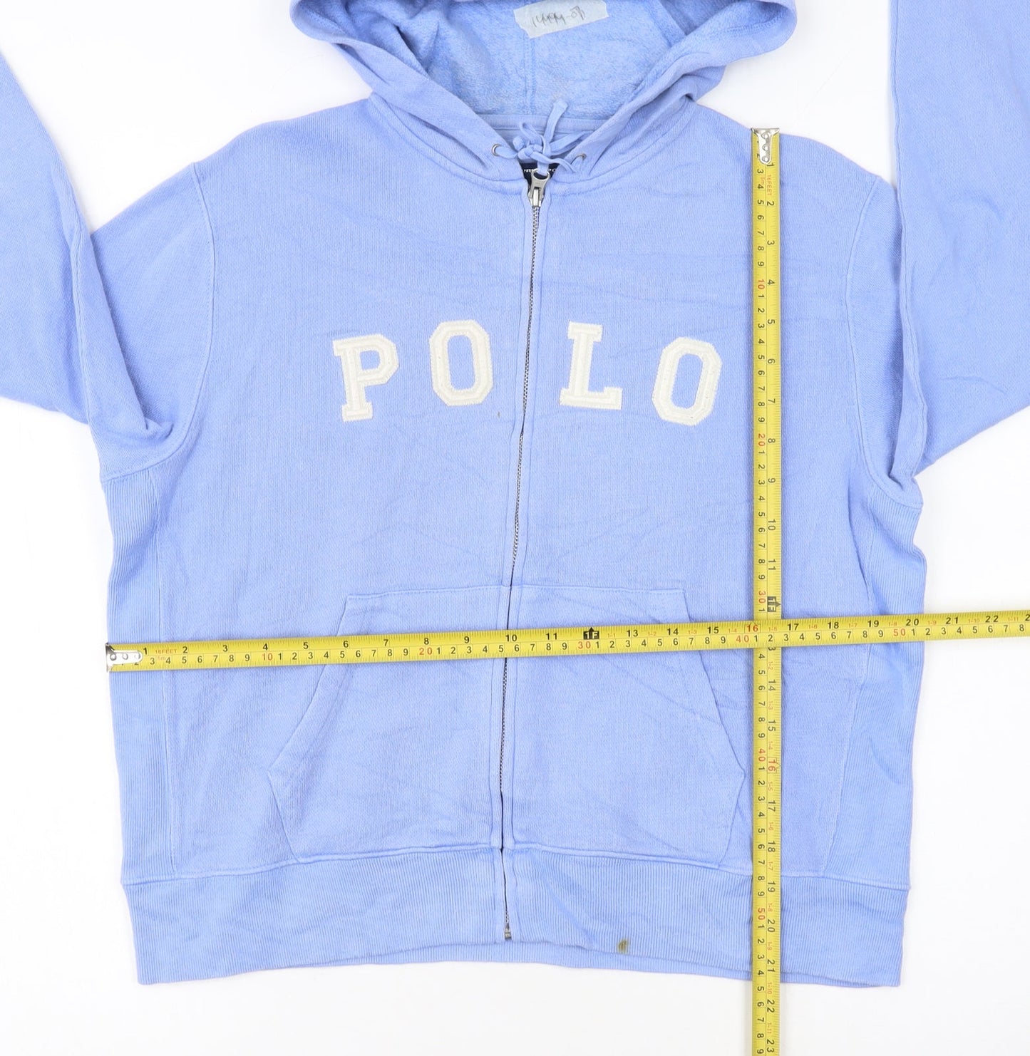 Ralph Lauren Sport Women's Blue Full Zip Hoodie Size L