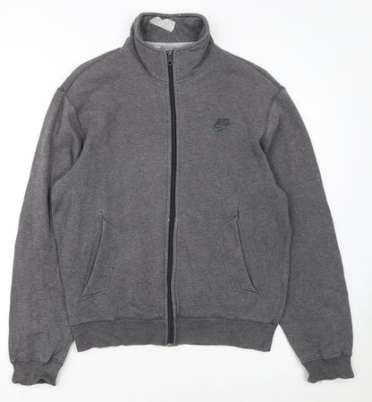 Nike Women's Grey Track Jacket Small Full Zip Sportswear