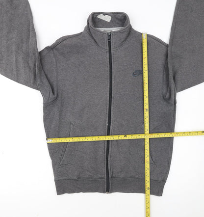 Nike Women's Grey Track Jacket Small Full Zip Sportswear